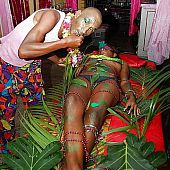Dark couples, women, males intimate video.